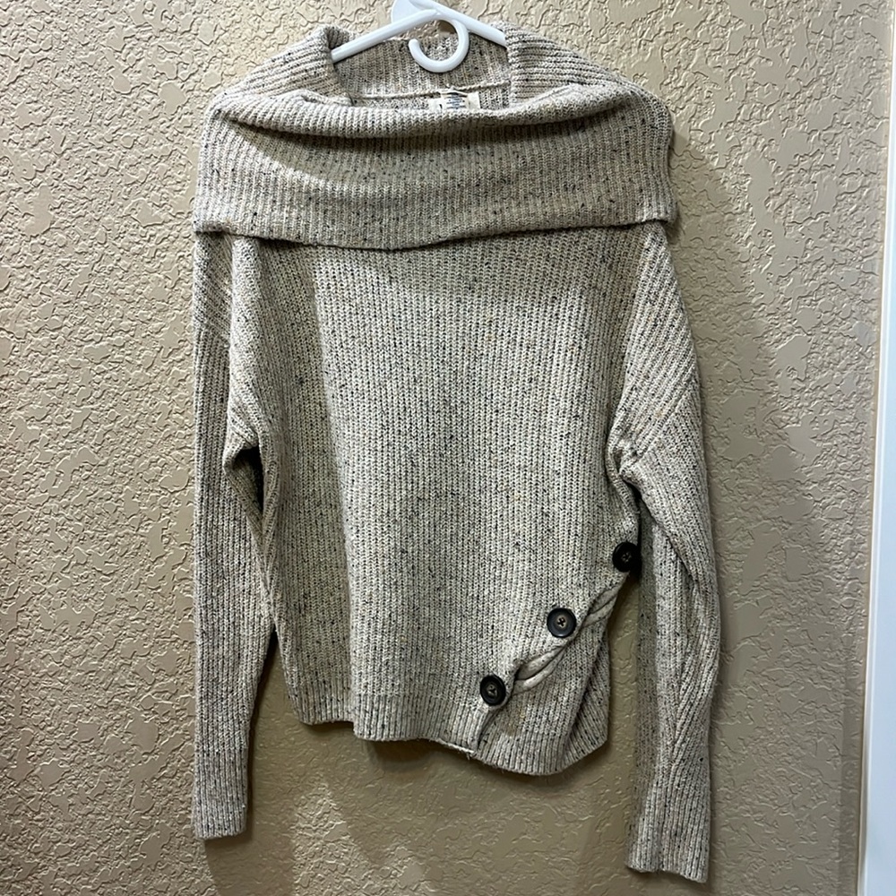 Cowl neck sweater